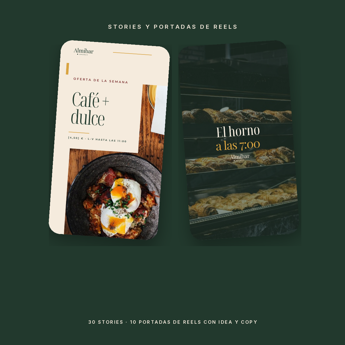 Kit de contenido para Instagram · Restaurantes y cafeterías - Imagen 3