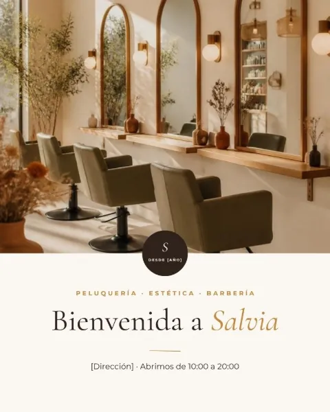 Plantilla del kit de Estética: bienvenida al salón