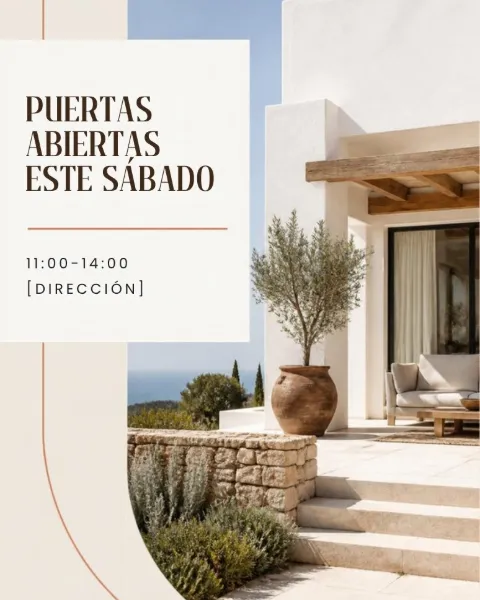 Plantilla del kit de Inmobiliarias: puertas abiertas