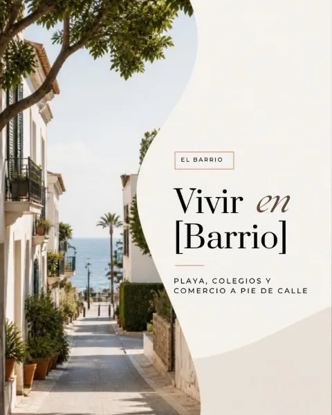 Plantilla del kit de Inmobiliarias: vivir en el barrio