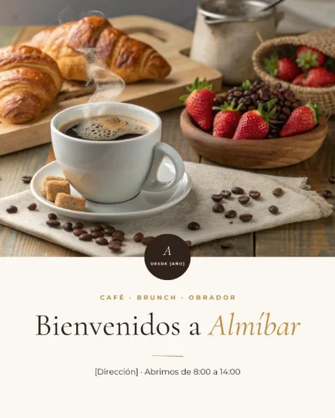 Plantilla del kit de Restaurantes: bienvenida al local