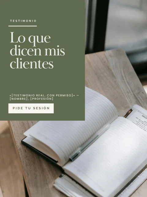 Post de Instagram de ejemplo para coaches