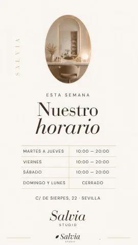 Story de Instagram de ejemplo para estetica