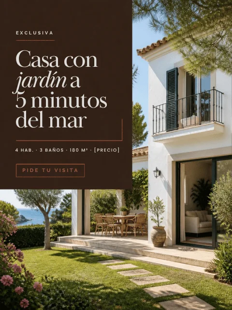 Post de Instagram de ejemplo para inmobiliarias