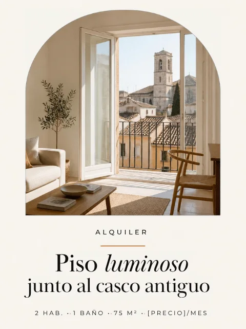 Post de Instagram de ejemplo para inmobiliarias