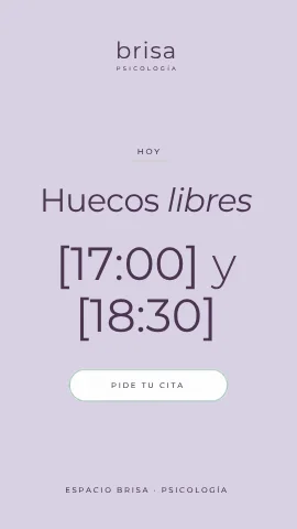 Story de Instagram de ejemplo para psicologia