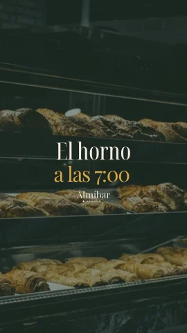 Portada de reel de ejemplo para restaurantes