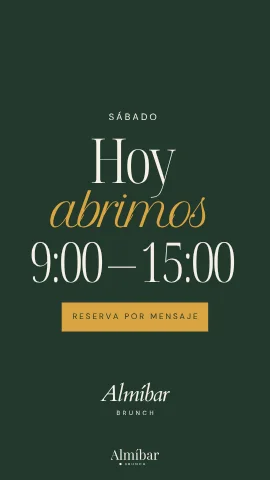 Story de Instagram de ejemplo para restaurantes